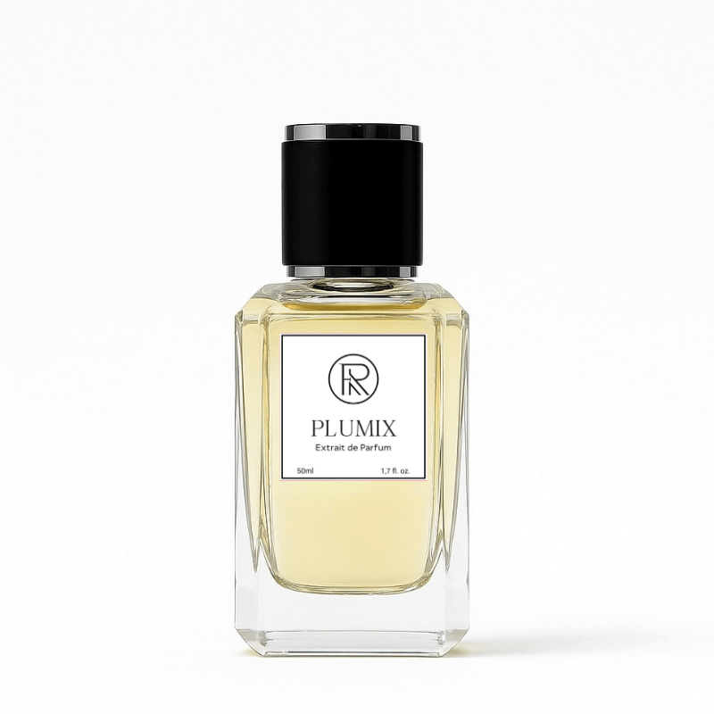 Frago PLUMIX perfume bottle – fruity plum and violet fragrance