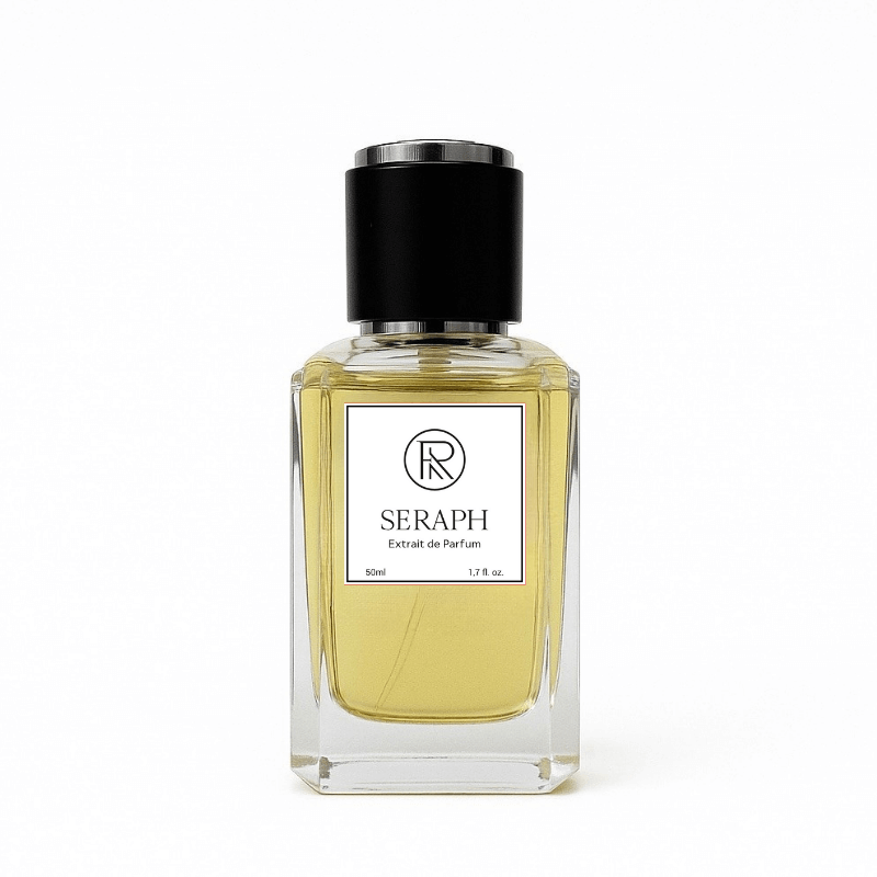 Frago SERAPH perfume bottle – warm gourmand fragrance